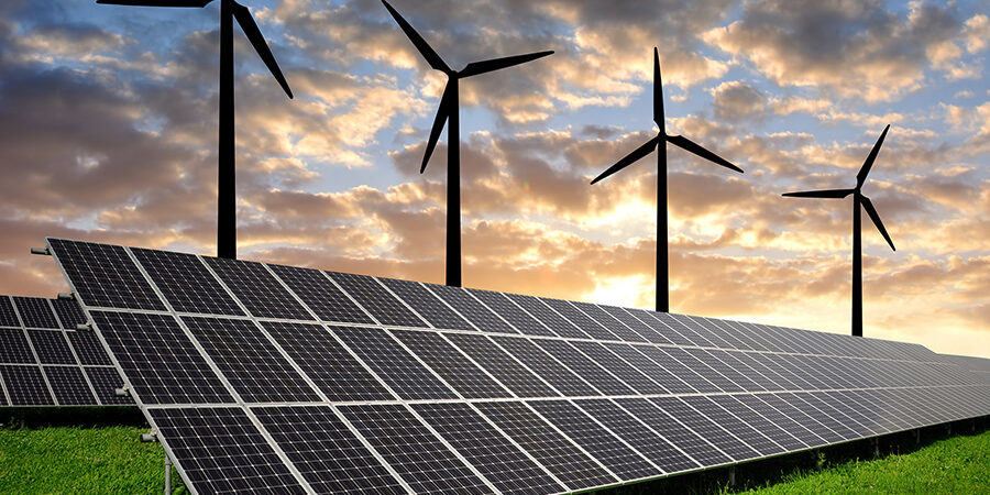 Solar Panels and Wind Turbines
