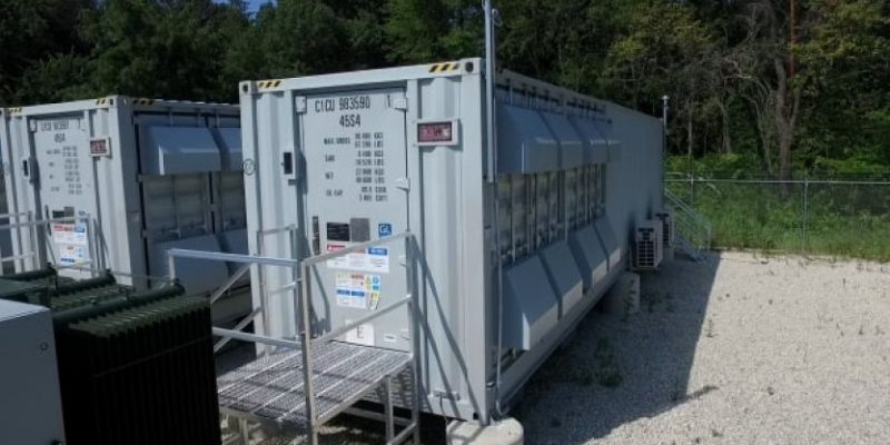 Large lithium-ion storage units