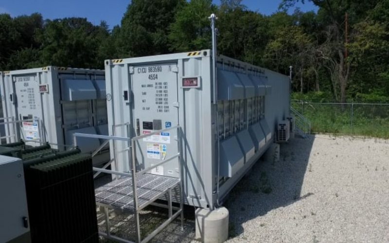 Large lithium-ion storage units