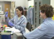 two people working in a lab