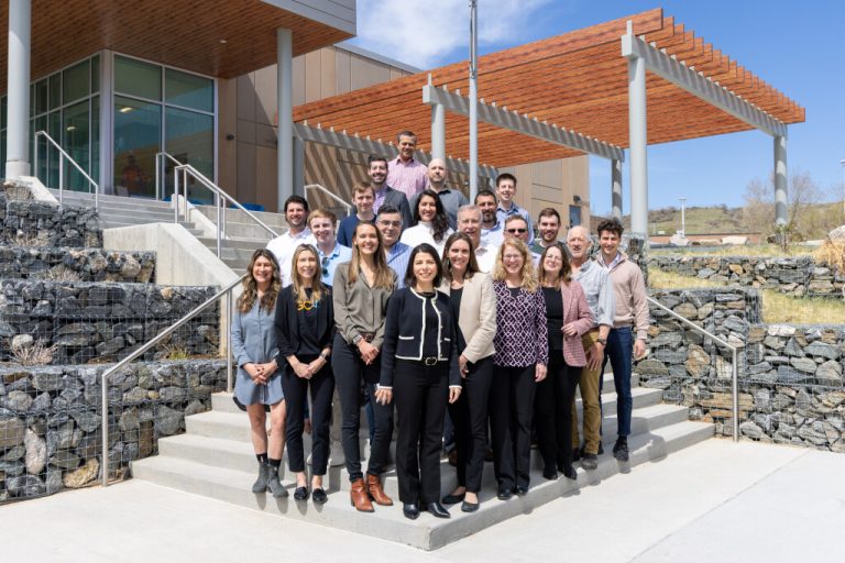 GCxN leadership team pose outside