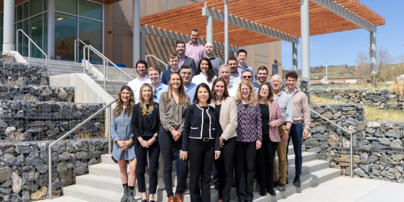 GCxN leadership team pose outside